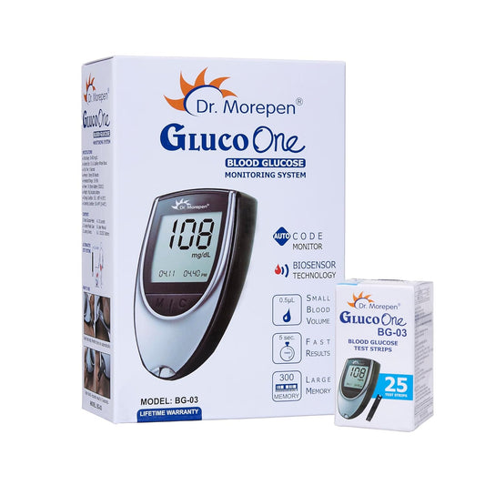 DR. MOREPEN GlucoOne Blood Glucose Monitor Model BG 03