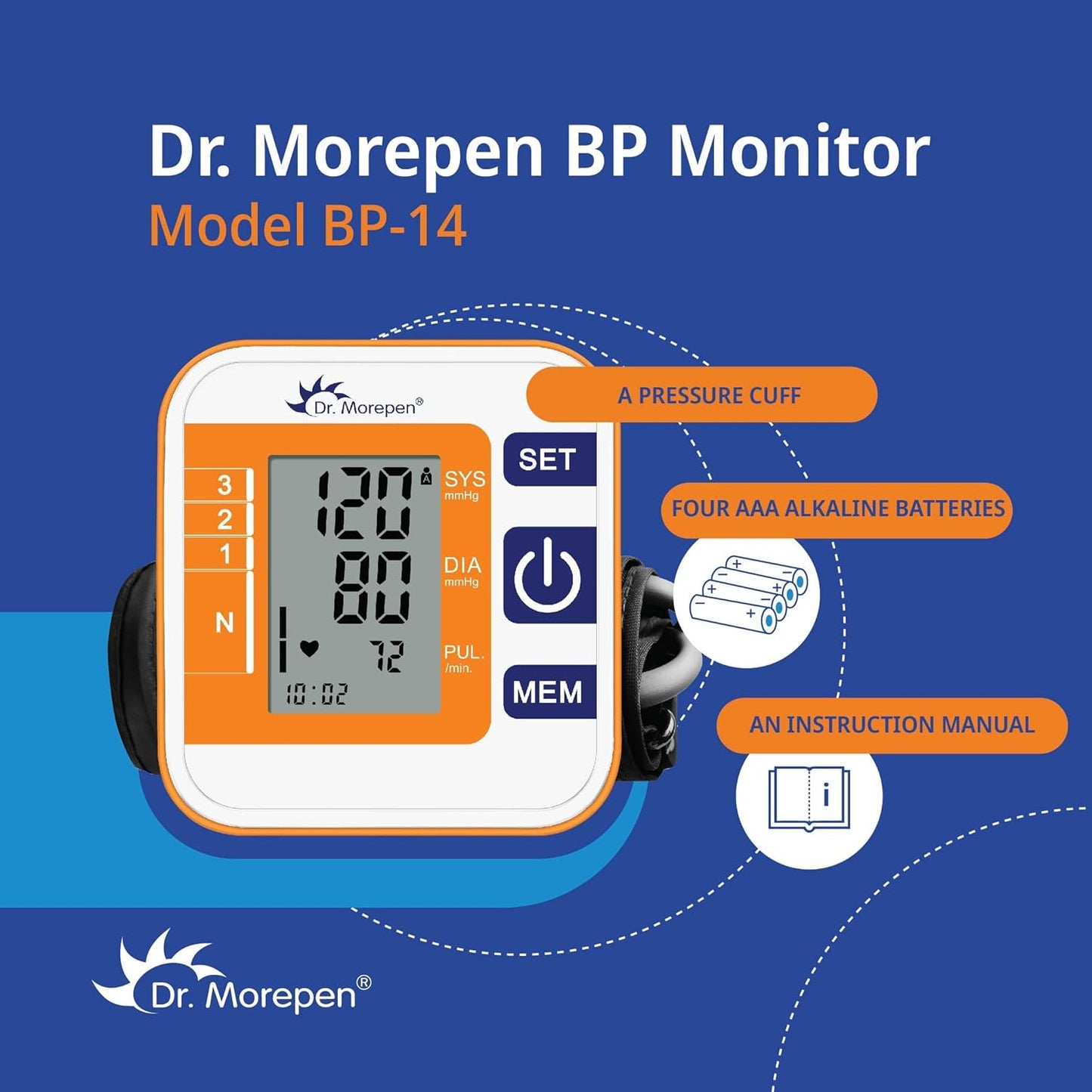 Dr. Morepen BP-14 Arm Blood Pressure Monitor